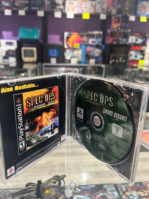 Spec Ops: Covert Assault (Sony PlayStation 1, 2001) PS1 CIB Complete Tested!