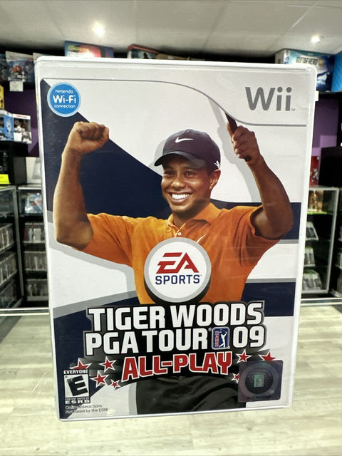 Tiger Woods PGA Tour 09: All-Play (Nintendo Wii, 2008) CIB Complete Tested!