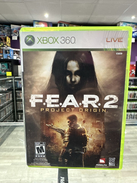 F.E.A.R. 2: Project Origin (Microsoft Xbox 360, 2009) Complete Tested Fear 2