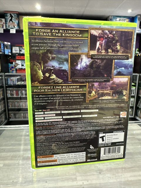 Majin and the Forsaken Kingdom (Microsoft Xbox 360, 2010) Tested!