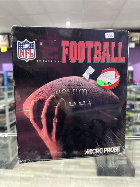 NEW! NFL The Coaches Club Football PC - Big Box Factory Sealed!