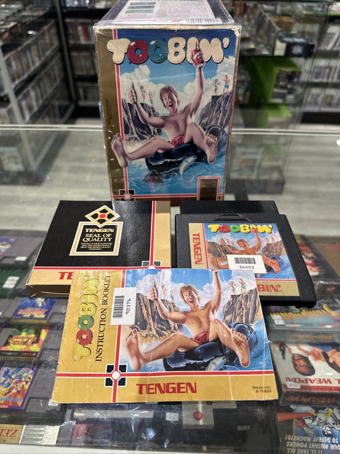 Toobin' (Nintendo Entertainment System, 1989) NES CIB Complete Tested!