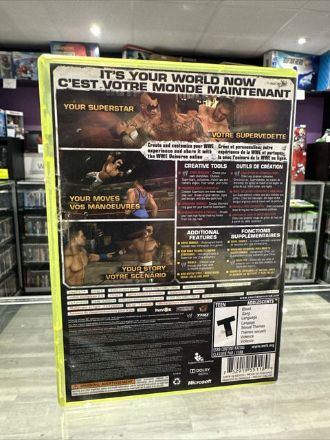 WWE SmackDown vs. Raw 2010 Featuring ECW (Microsoft Xbox 360, 2009) Complete