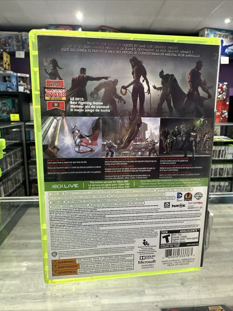 Injustice Gods Among Us (Microsoft Xbox 360, 2013) Complete CIB Tested!