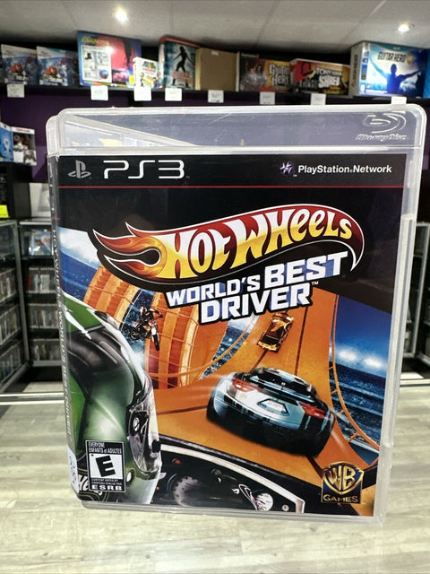 Hot Wheels World's Best Driver (PlayStation3, 2013, PS3) Complete Tested!