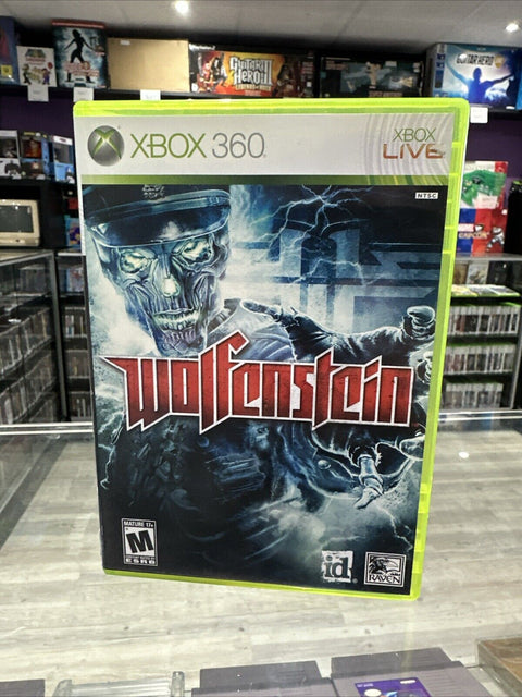 Wolfenstein (Microsoft Xbox 360, 2009) CIB Complete Tested!