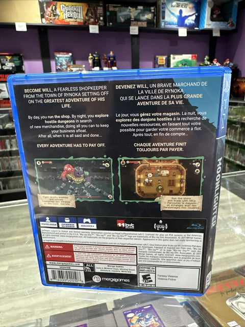 Moonlighter (Sony PlayStation 4, 2018) PS4 CIB Complete Tested!