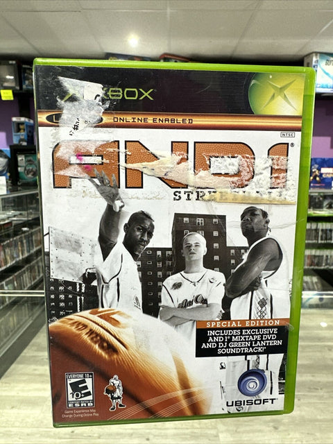 AND 1 Streetball Special Edition (Microsoft Xbox) Complete + Bonus Disc TESTED