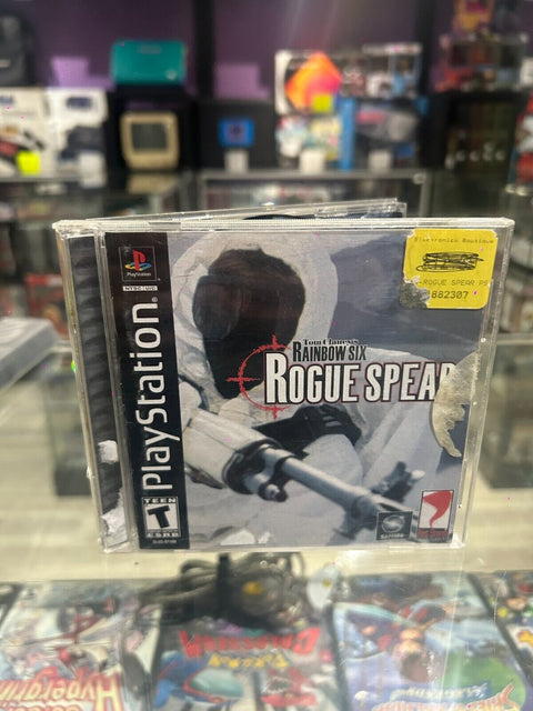 Tom Clancy's Rainbow Six Rogue Spear (PlayStation 1) PS1 CIB Complete Tested!