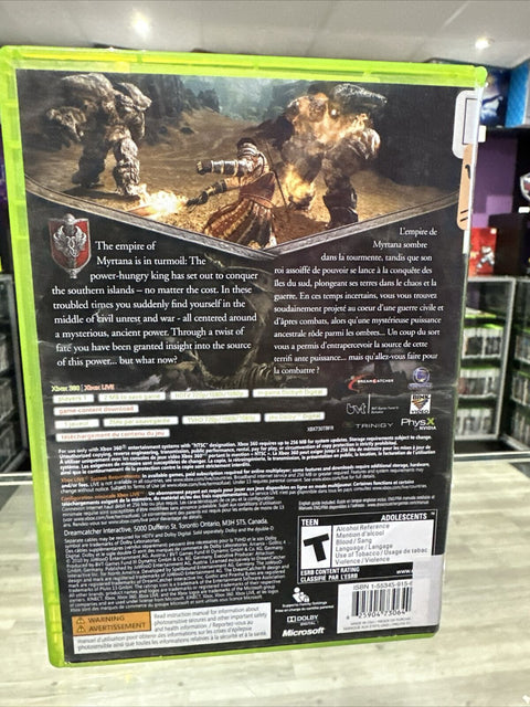 Arcania: Gothic 4 (Microsoft Xbox 360, 2010) CIB Complete *Library Copy* Tested!