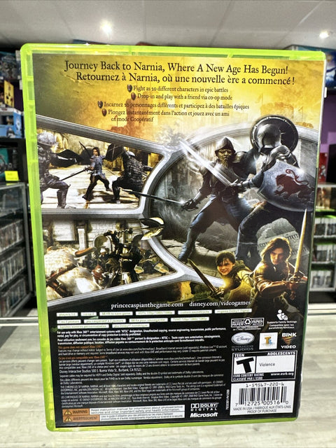 The Chronicles of Narnia Prince Caspian (Microsoft Xbox 360) Complete Tested