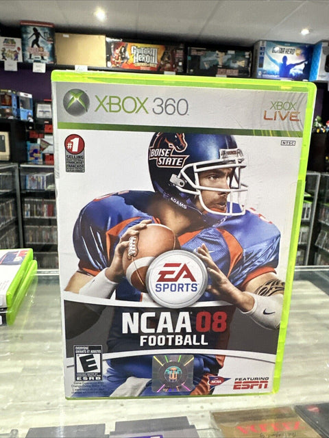 NCAA Football 08 (Microsoft Xbox 360, 2007) CIB Complete Tested!