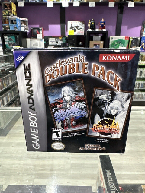 Castlevania Double Pack (Nintendo Game Boy Advance, 2006) GBA Complete Tested!