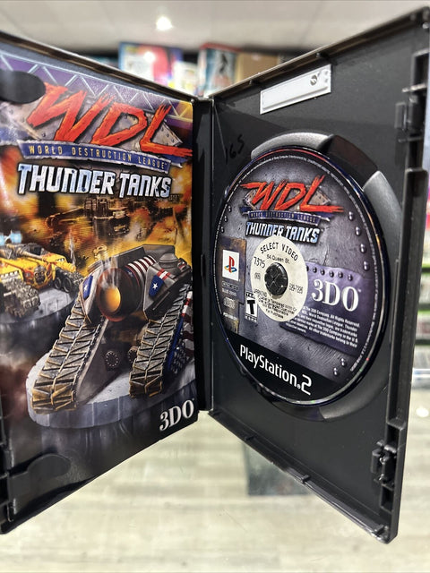 World Destruction League: Thunder Tanks (Sony PlayStation 2, 2000) PS2 Complete