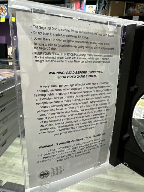 NBA Jam (Sega CD, 1993) No Manual - Tested!