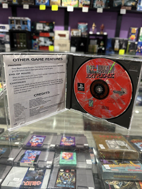 Off-World Interceptor Extreme (Sony PlayStation 1, 1995) PS1 CIB *Manual Damage*