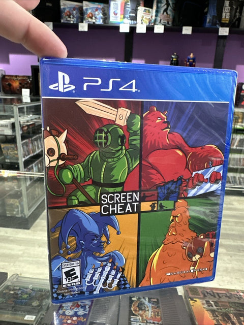 NEW! Screencheat (Sony PlayStation 4, 2018) PS4 Limited Run Factory Sealed!