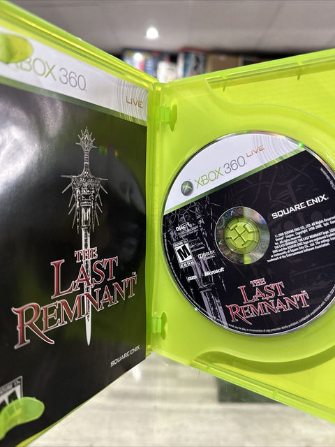 The Last Remnant (Microsoft Xbox 360, 2008) CIB Complete Tested!