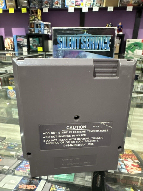 Silent Service (Nintendo Entertainment System, 1989) NES CIB Complete Tested!