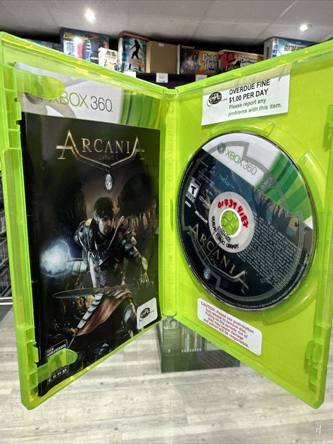Arcania: Gothic 4 (Microsoft Xbox 360, 2010) CIB Complete *Library Copy* Tested!