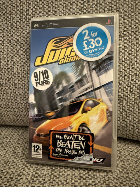 Juiced: Eliminator (Sony PSP, 2006) PAL Import European Version - Complete!