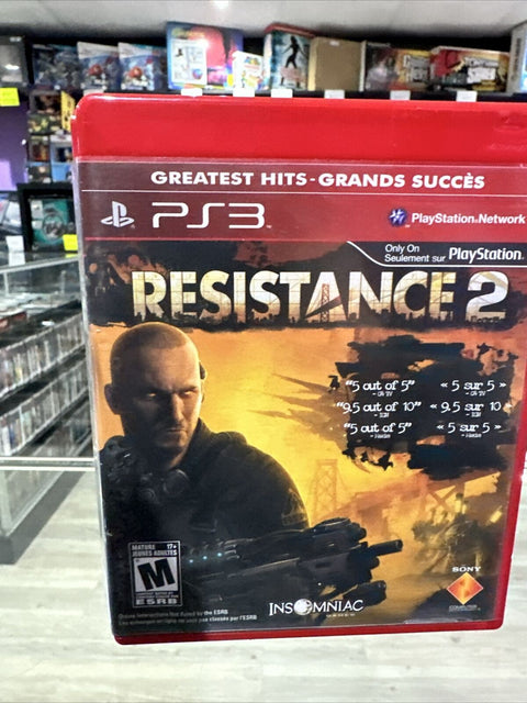 Resistance 2 (Sony PlayStation 3, 2008) PS3 CIB Complete Tested!
