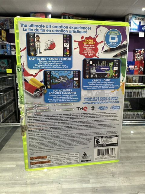 U Draw Studio Instant Artist 2010( Microsoft Xbox 360) CIB Complete Tested!