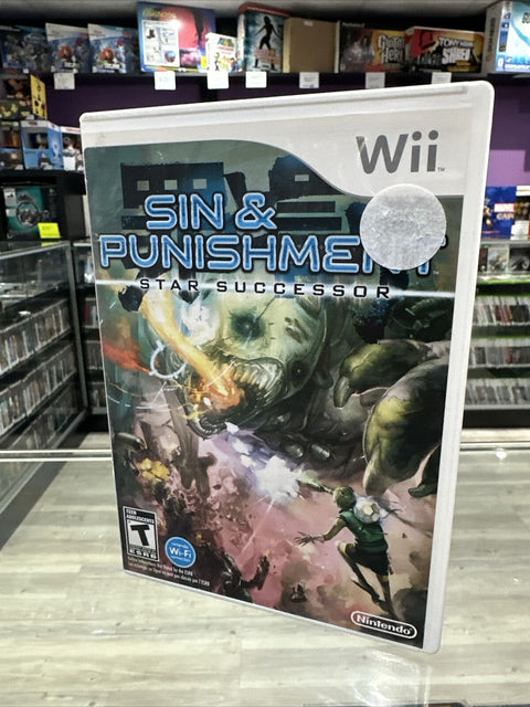 Sin and Punishment: Star Successor (Nintendo Wii, 2010) CIB Complete Tested!