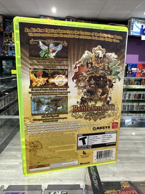 Battle Fantasia (Microsoft Xbox 360, 2008) CIB Complete Tested!