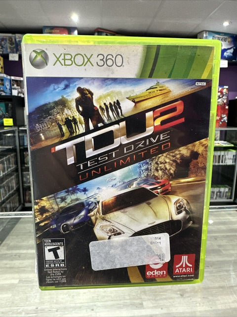 Test Drive Unlimited 2 (Microsoft Xbox 360, 2011) CIB Complete Tested!