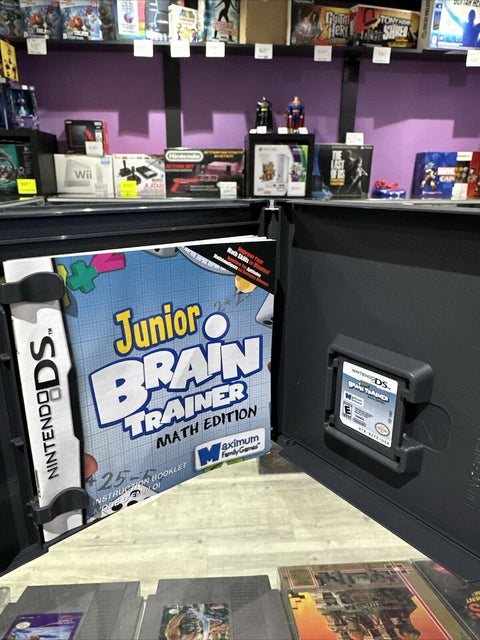 Junior Brain Trainer -- Math Edition (Nintendo DS, 2011) Complete Tested!