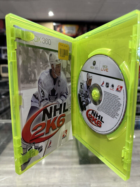 NHL 2K6 (Microsoft Xbox 360, 2005) CIB Complete Tested!