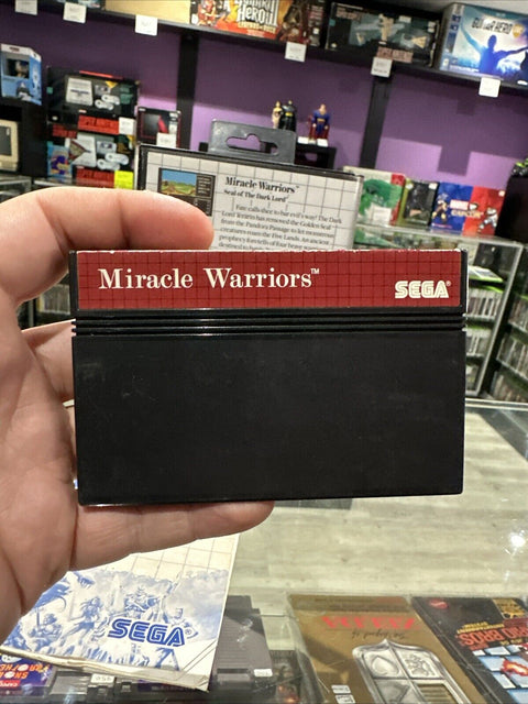 Miracle Warriors: Seal of the Dark Lord (Sega Master System) SMS CIB Complete