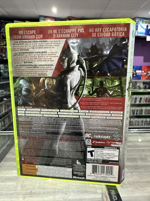 Batman: Arkham City (Microsoft Xbox 360) CIB Complete Tested!