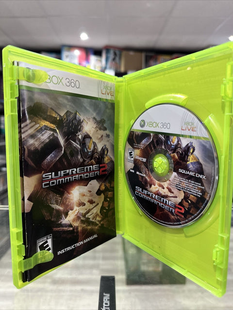 Supreme Commander 2 (Microsoft Xbox 360, 2010) CIB Complete Tested!