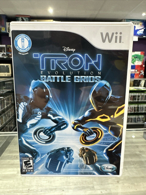 Tron Evolution Battle Grids (Nintendo Wii) CIB Complete Tested!