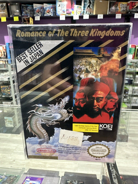 Romance of the Three Kingdoms (Nintendo Entertainment System) NES Complete