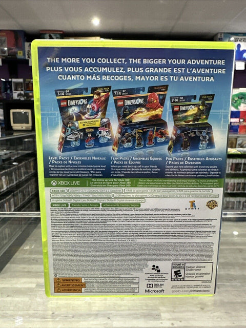 LEGO Dimensions (Microsoft Xbox 360, 2015) **GAME ONLY** Tested!