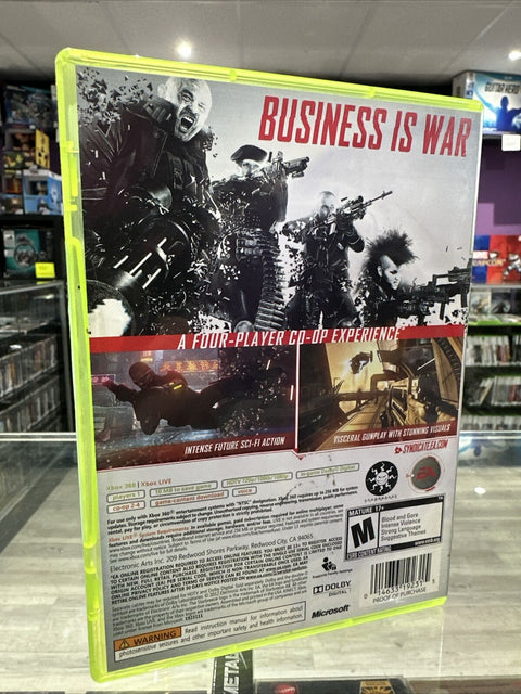 Syndicate (Microsoft Xbox 360, 2012) CIB Complete Tested!