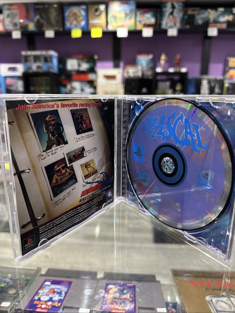 Rascal (Sony PlayStation 1, 1998) PS1 CIB Complete Tested!