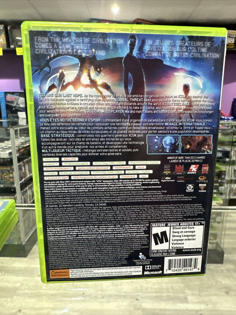 XCOM Enemy Unknown (Microsoft Xbox 360) CIB Complete Tested!