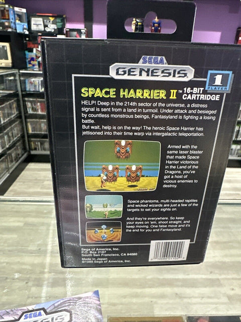 Space Harrier II (Sega Genesis, 1988) CIB Complete Tested!