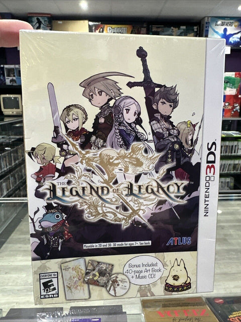 NEW! Legend of Legacy - Launch Edition (Nintendo 3DS, 2015) Factory Sealed!