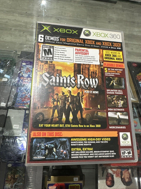 Lot Of 7 Xbox 360 Demo Discs