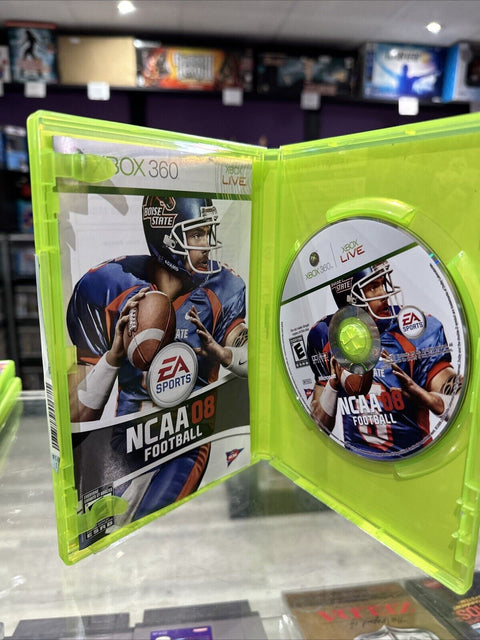 NCAA Football 08 (Microsoft Xbox 360, 2007) CIB Complete Tested!