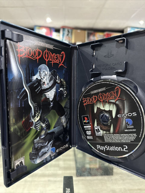 Blood Omen 2 (Sony PlayStation 2, 2002) PS2 CIB Complete Tested!