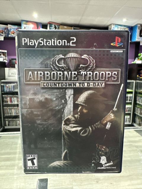 Airborne Troops: Countdown to D-Day (Sony PlayStation 2, 2005) PS2 Complete