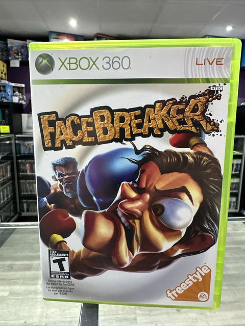 FaceBreaker (Microsoft Xbox 360) Complete Tested!