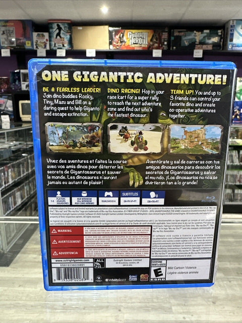 Gigantasaurous The Game (Sony PlayStation 4, 2020) PS4 Tested!