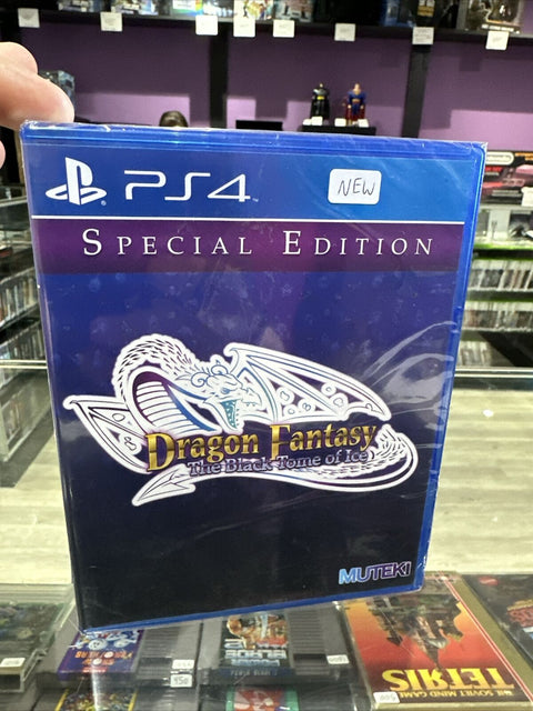 New! Dragon Fantasy The Black Tome Of Ice PlayStation 4 Limited Run PS4 Sealed!